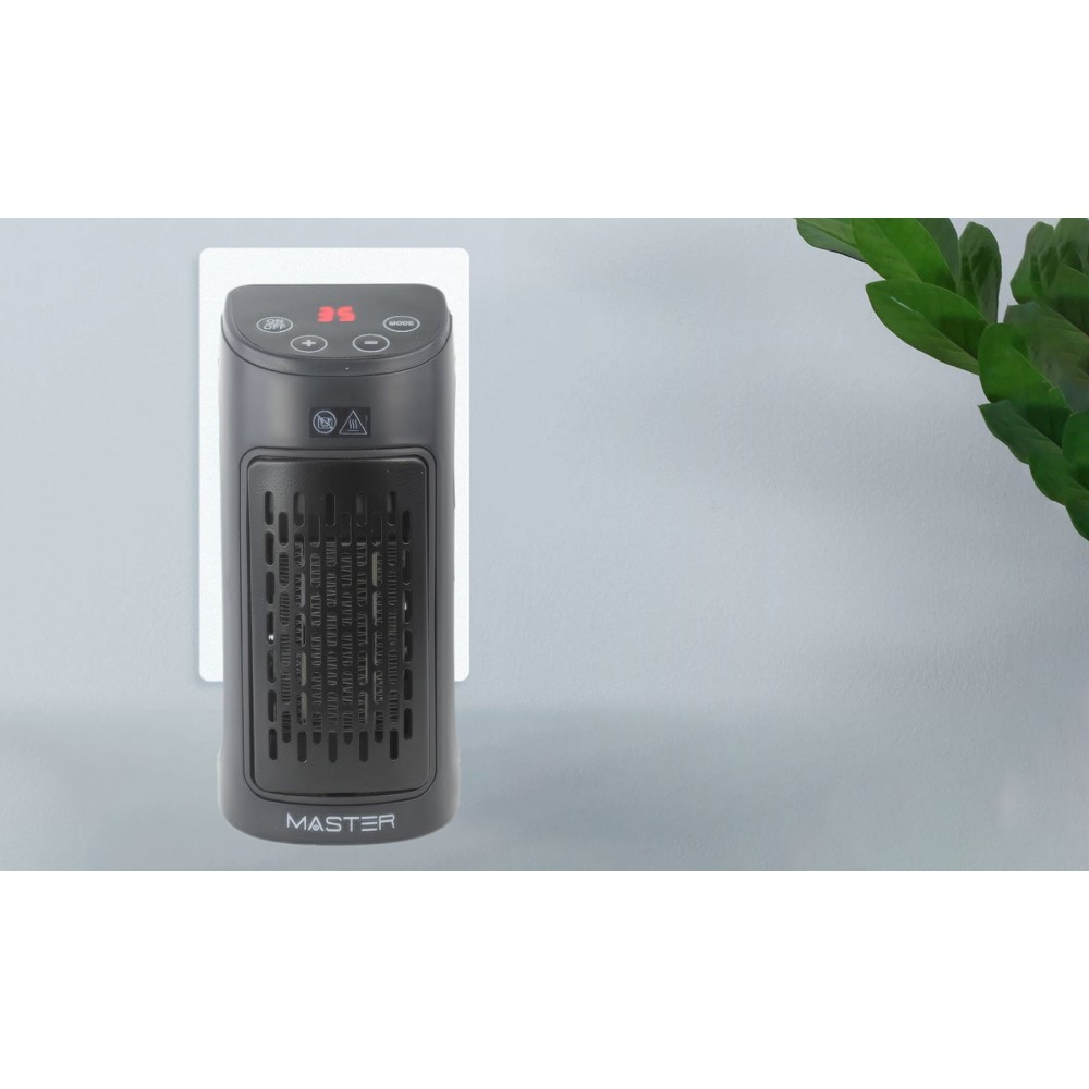 660321 Mini chauffage mural programmable 400 W...