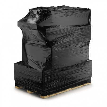 Pack 6 Films manuel extensible NOIR 23 MY 2,4 kg 500 mm pour emballage