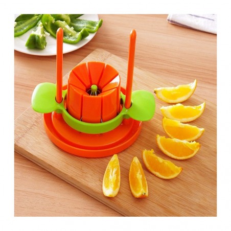 Coupe fruits ou légumes 3 en 1 avec deux types de lames