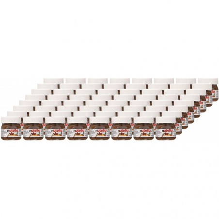 Pack de 64 mini pots 1,6 kg Ferrero Nutella portion individuelle de 25g