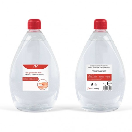 BACTERICIDA gel désinfectant pour les mains à usage professionnel 1 LT