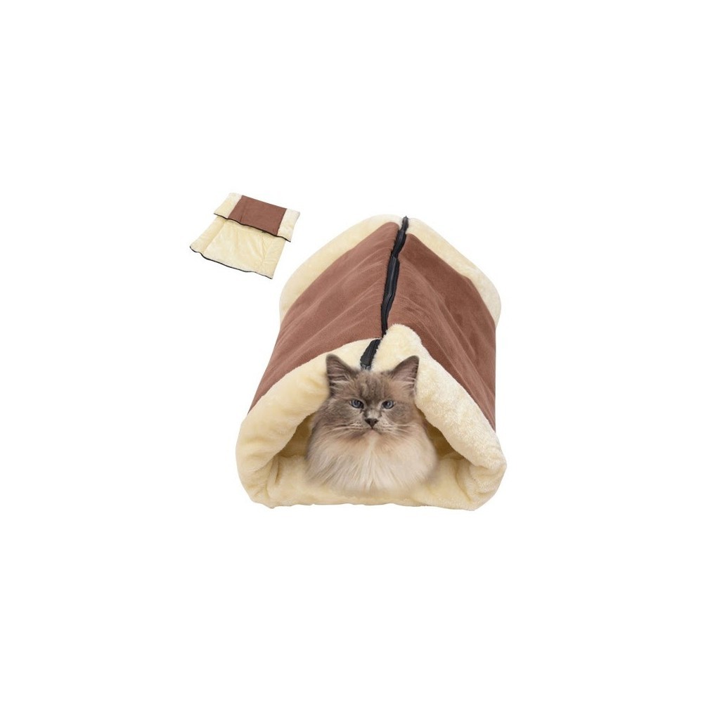 Tunnel en peluche pour chat et chien...