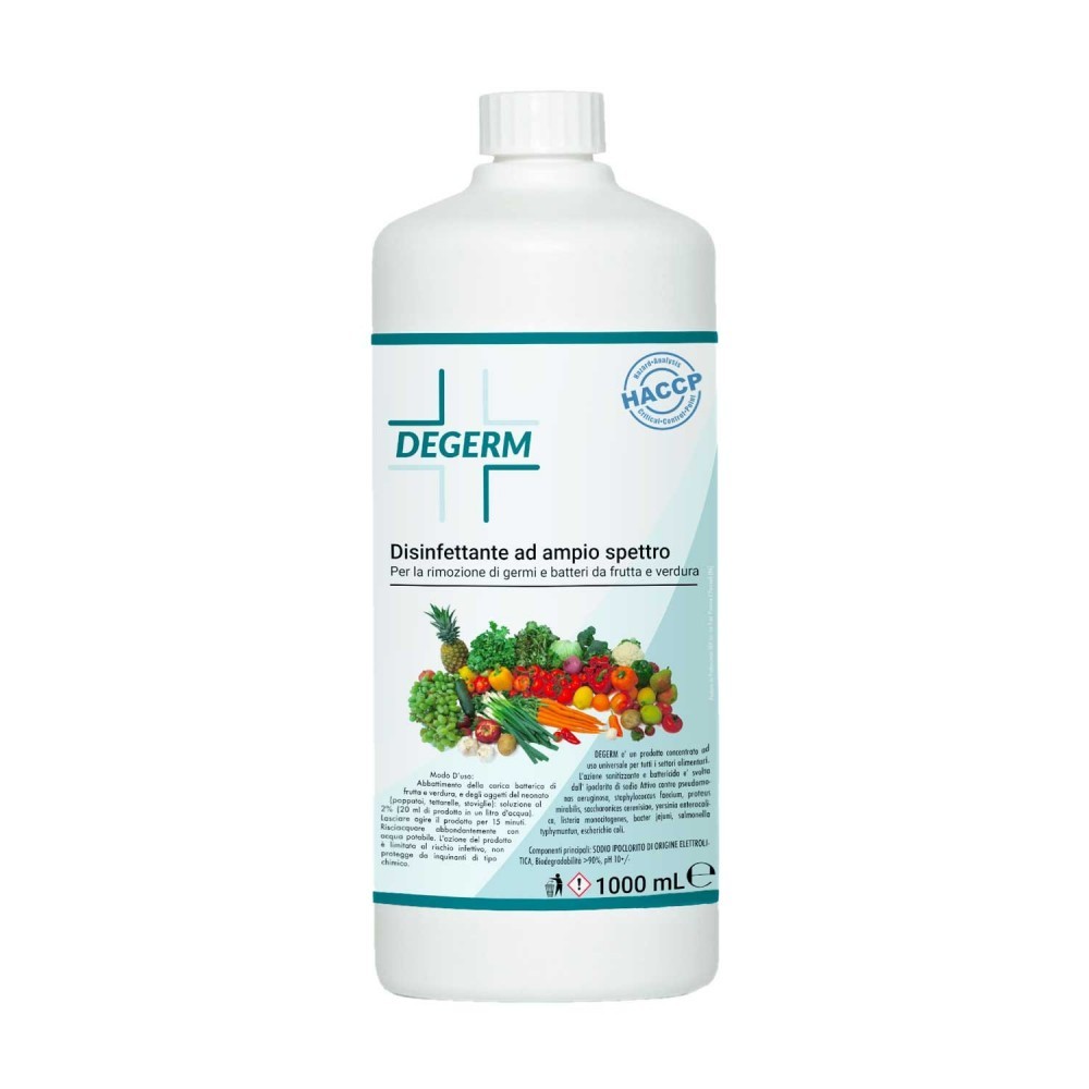 DEGERM désinfectant pour laver les fruits et légumes 1 LT bio hygiène