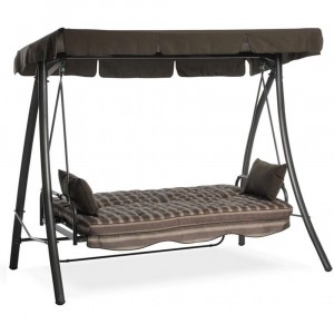 ROYAL Fauteuil à bascule 3 places inclinable en fer... 2