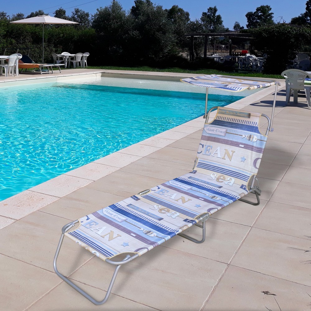 483770 Transat OCEAN Onshore en métal réglable...