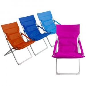 425213 Chaise de plage pliante Canapone rembourrée...