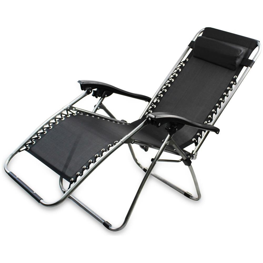604001 EVERTOP Chaise de plage pliante et...