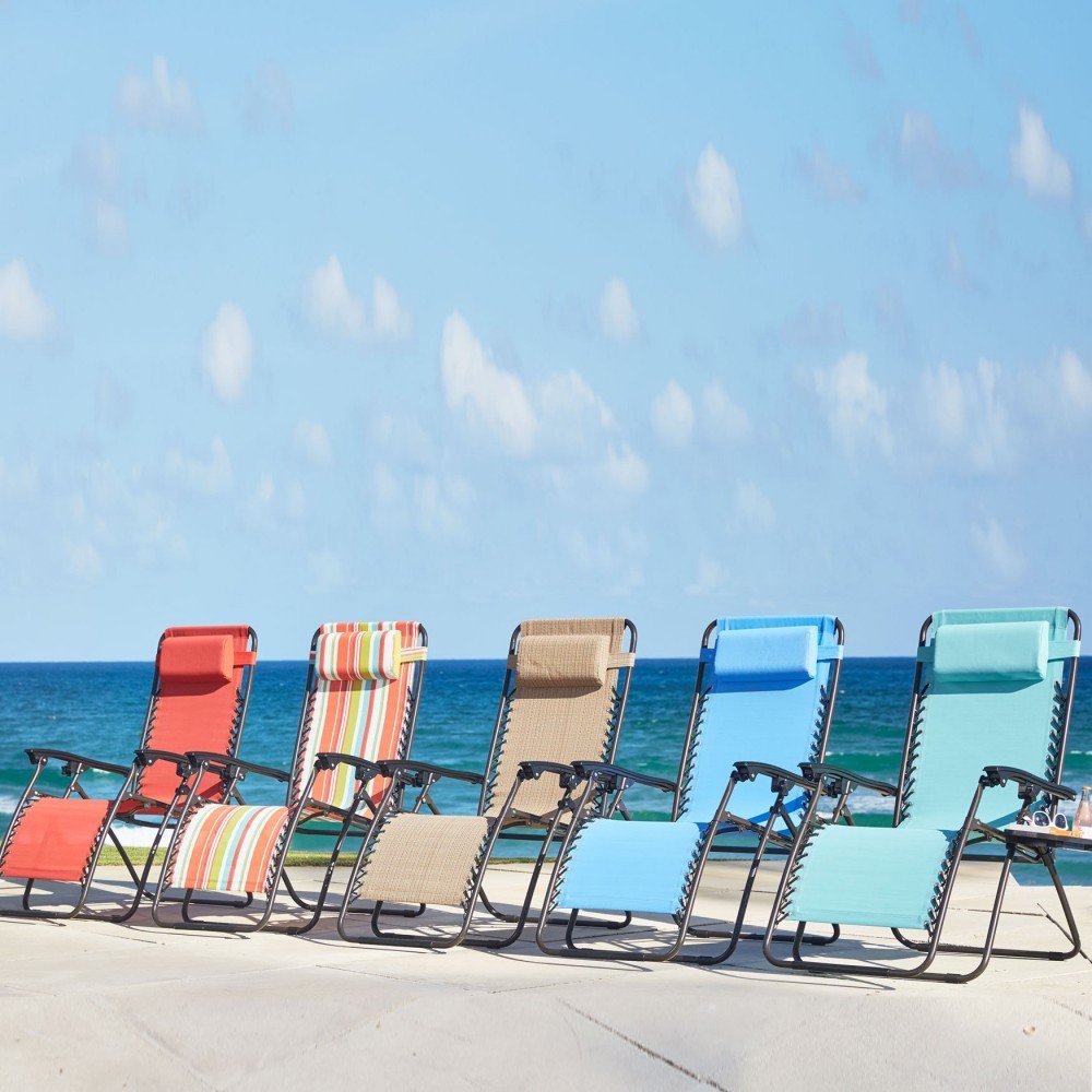 Chaise pliante inclinable EVERTOP GRAVITÀ ZERO...