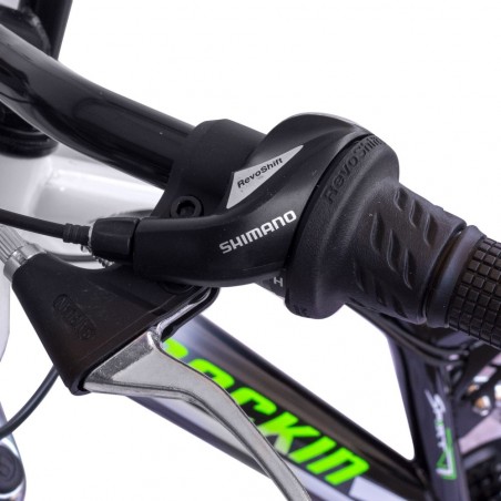 vélo 26" ROCKIN BIAMMORTIZZAT 2 freins et 12 vitesses shimano  BKT BTB26