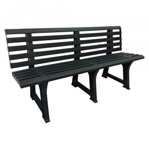 Banc en résine 3 places Isotta KEROPLAST 147x75x51cm pour...