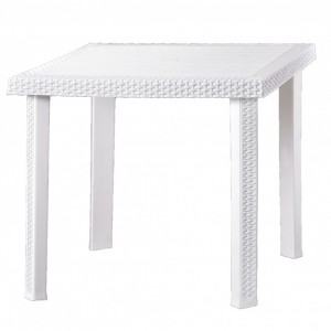 Table Figaro KROPLAST en résine de rotin gaufré pour... 2