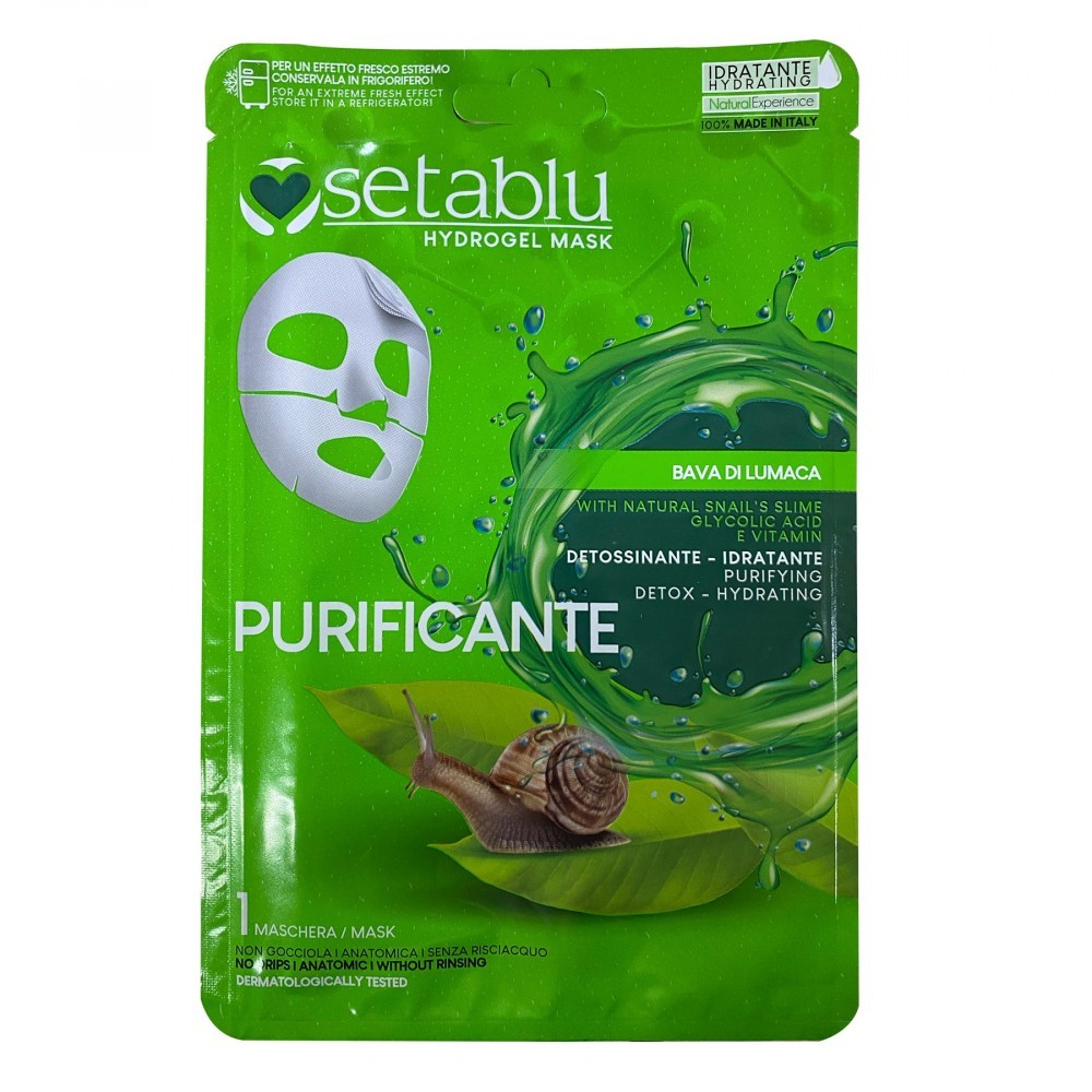 590543 SETABLU Masque PURIFIANT Bave d'escargot Détoxifiant et hydratant