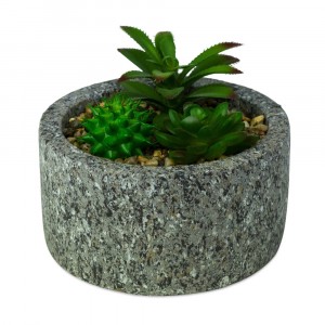 425145 ArtFlowers plante succulente artificielle pot de...