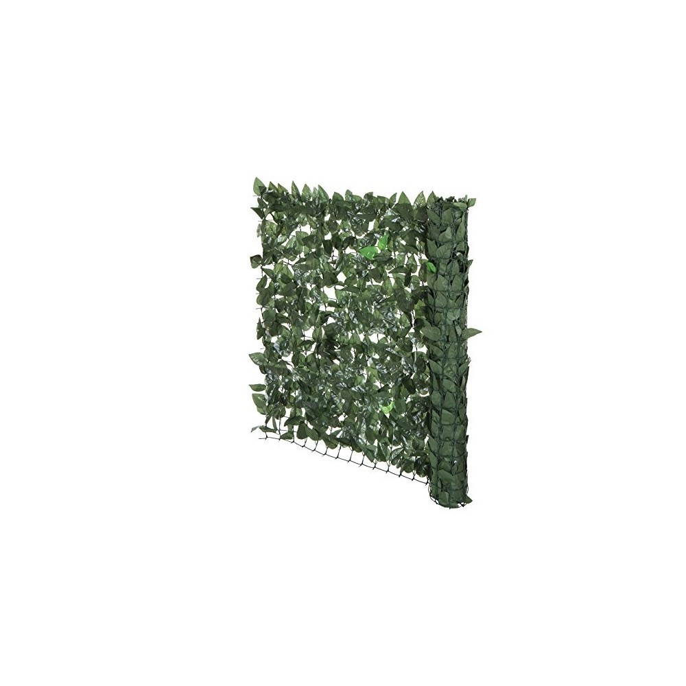 Panneaux lierre synthétique réaliste avec filet de jardin maillonable 1x3m