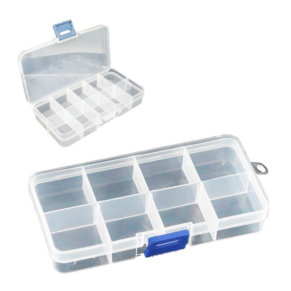 Mini boîte organisateur plastique avec 10...
