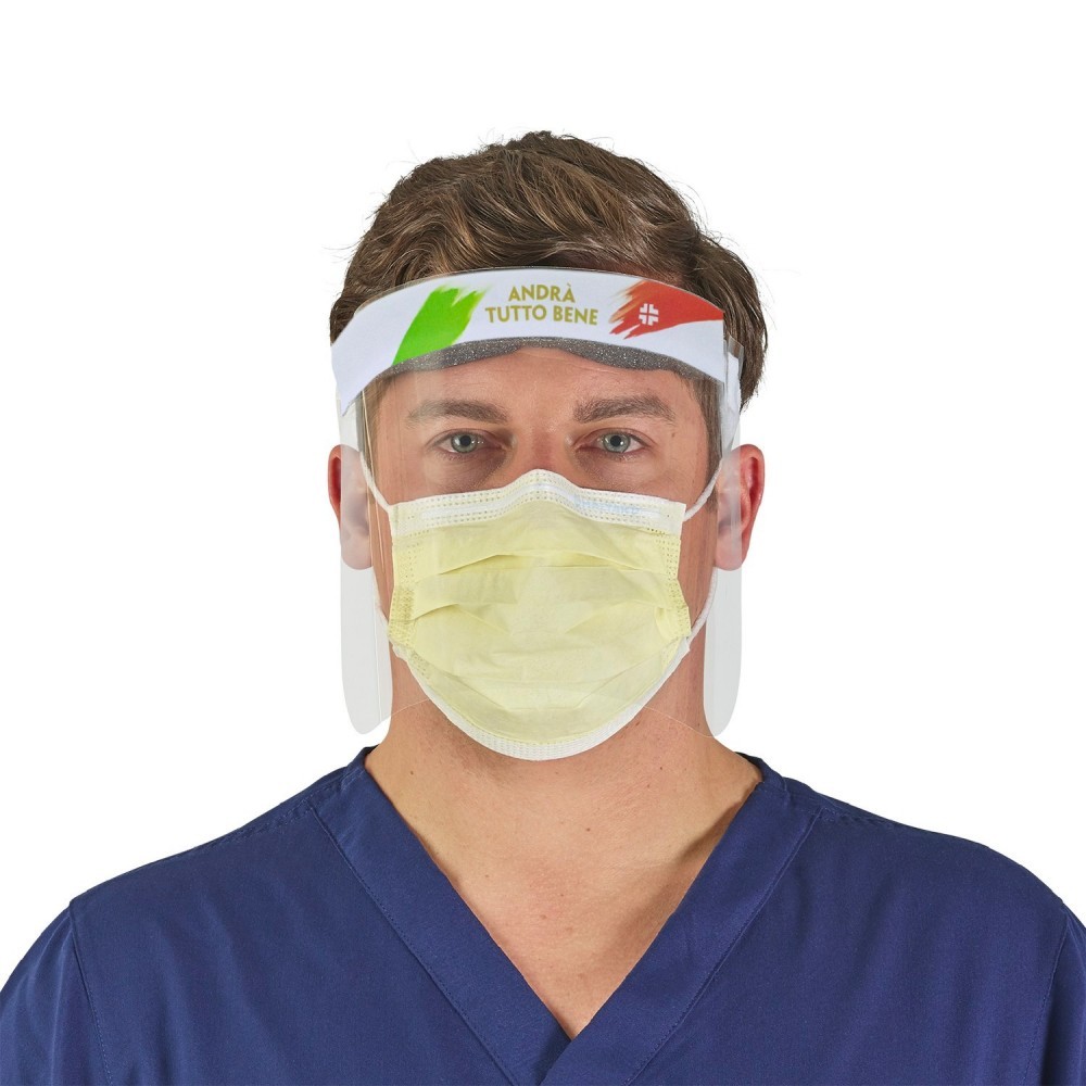 Écran de protection facial réglable 24x29 cm...