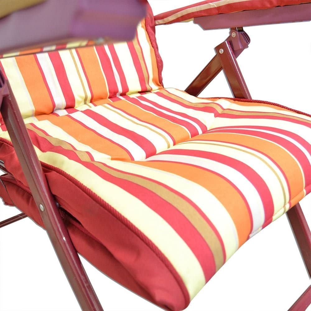 069871 Chaise de plage avec rembourrage et...