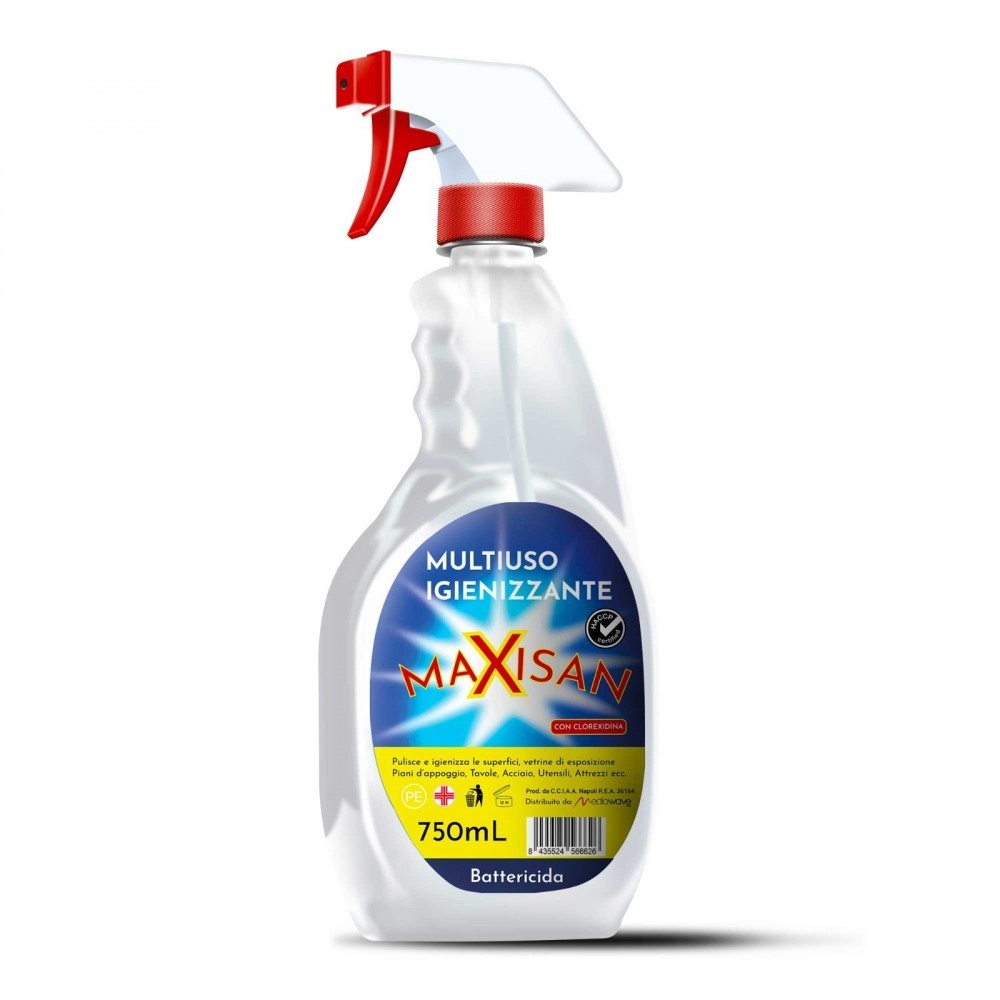 Pack 4 désinfectants multiusage MAXISAN 750 ml...