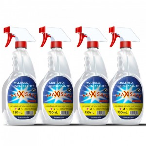 Pack 4 désinfectants multiusage MAXISAN 750 ml chlorhexidine