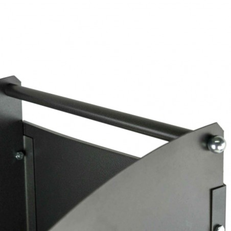 Art 601 Porte-bûches de chauffage en fer brun Artigianferro 32x42X80cm