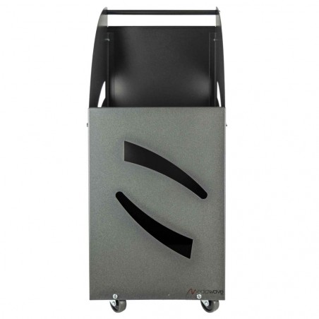 Art 601 Porte-bûches de chauffage en fer brun Artigianferro 32x42X80cm