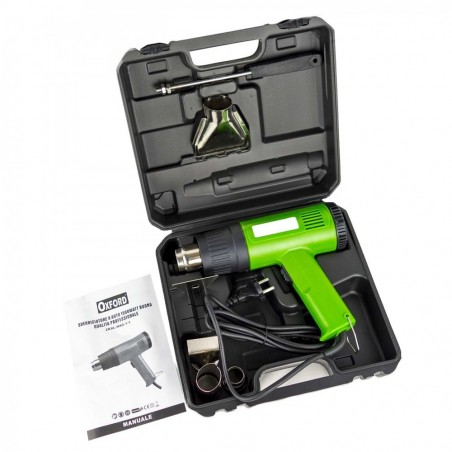 Pistolet thermique retire la peinture 2000W accessoires 350-600º et mallette