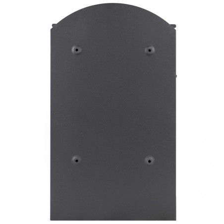 Boîte aux lettres résidentielle en acier enduit de poudre 24x8x40hcm