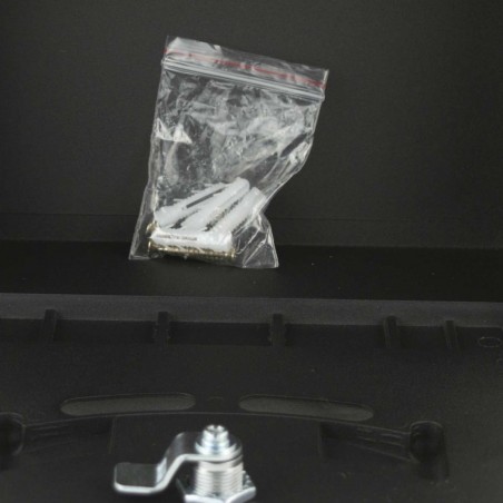 Boîte aux lettres résidentielle en acier enduit de poudre 24x8x40hcm