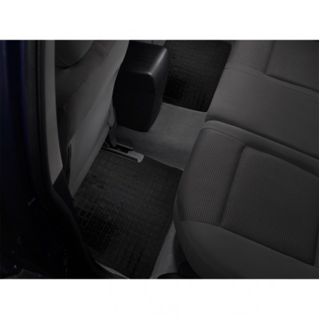 IRVING 4 tapis universels TAG01 PRAGA NOIR 100% caoutchouc antidérapant