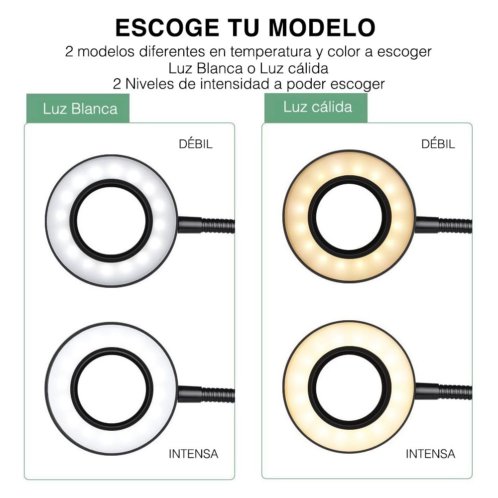 187103 SELFIE 2 en 1 support de téléphone et...