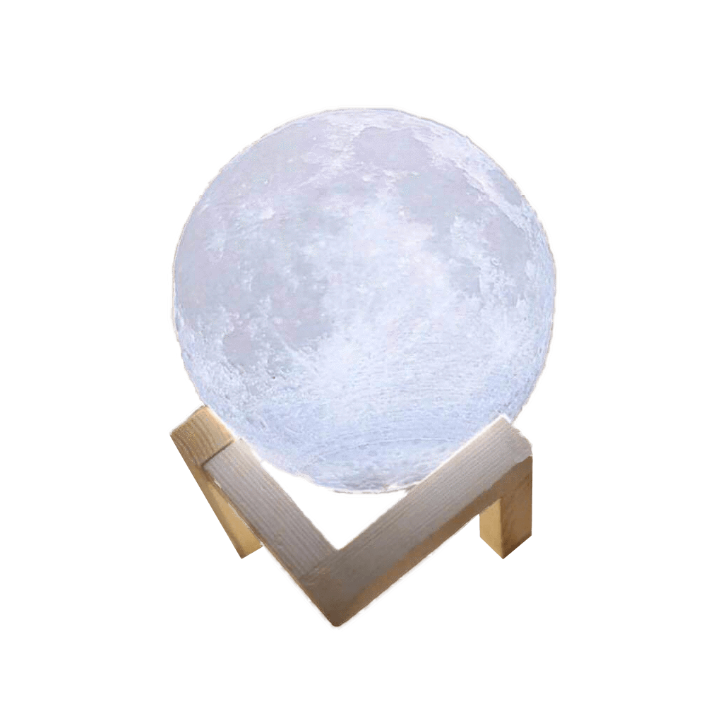 3D LED MOON LED Lampe au clair de lune 3D CM3278 avec allumage tactile 12cm