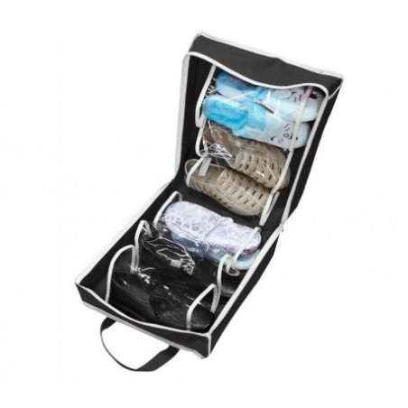 Valise de voyage portable pour 6 paires de chaussures