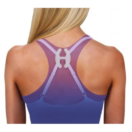 150437 Lot de 3 clips de couleurs cache bretelles de soutien-gorge