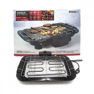 892904 Gril électrique 2000W Dictrolux 39x22 cm 5 niveaux...