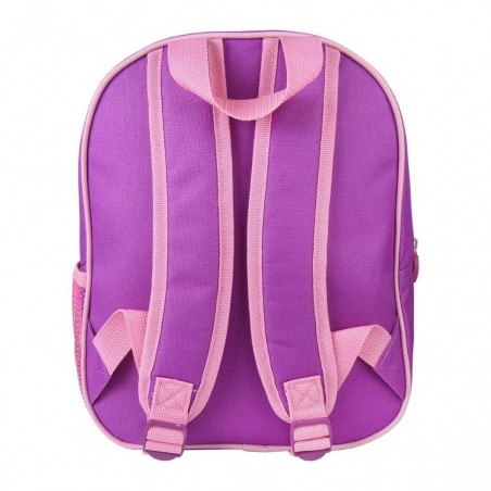 21-2225 Sac à dos scolaire rose PAW PATROL PLAY BACK avec 2 marqueurs 27x32x10cm