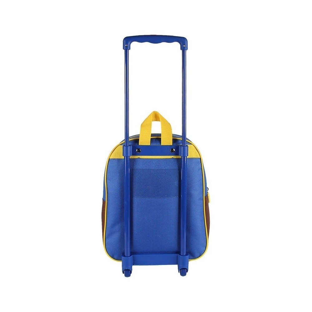 21-1606 CHASE Sac à dos scolaire 3D à roulettes...