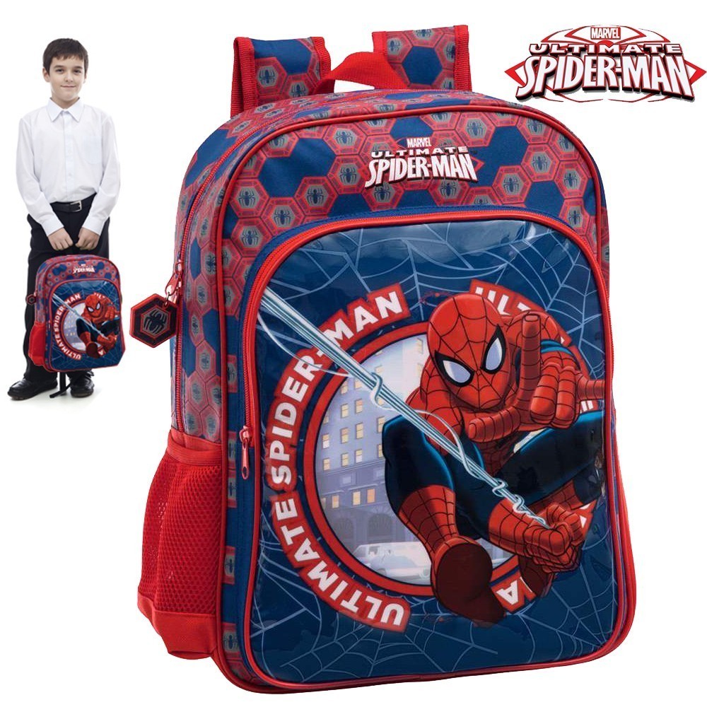 Mochila infantil escolar con RUEDECITAS con motivo de SPIDERMAN 23 x 28 x 10 cm - Marvel 4082751