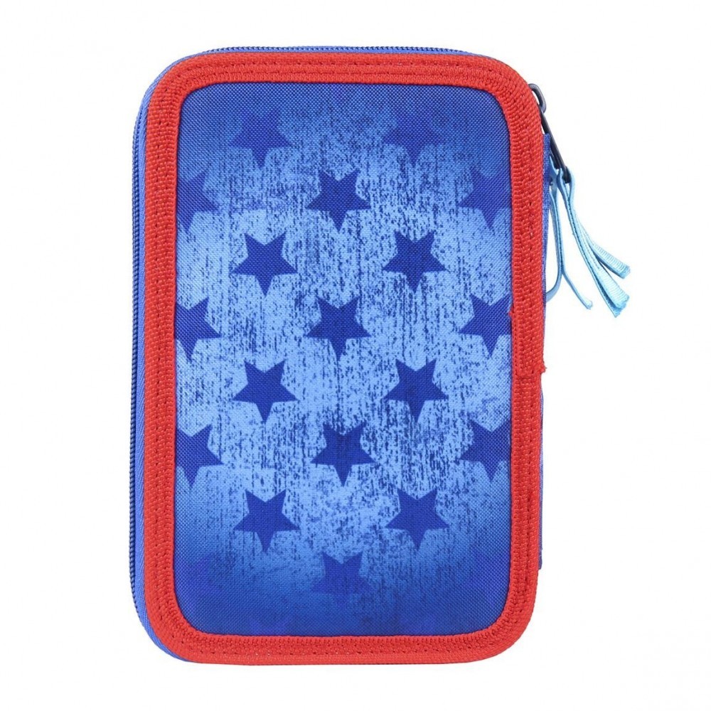 21-2499 Trousse à crayons BLEU Mickey Mouse...