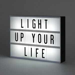 Panneau lumineux LED XL0445C à messages (A5) 20x15x4,5cm... 2