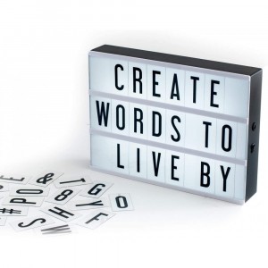 XL0445B Panneau lumineux LED pour messages (A6) 15x10,5x4...