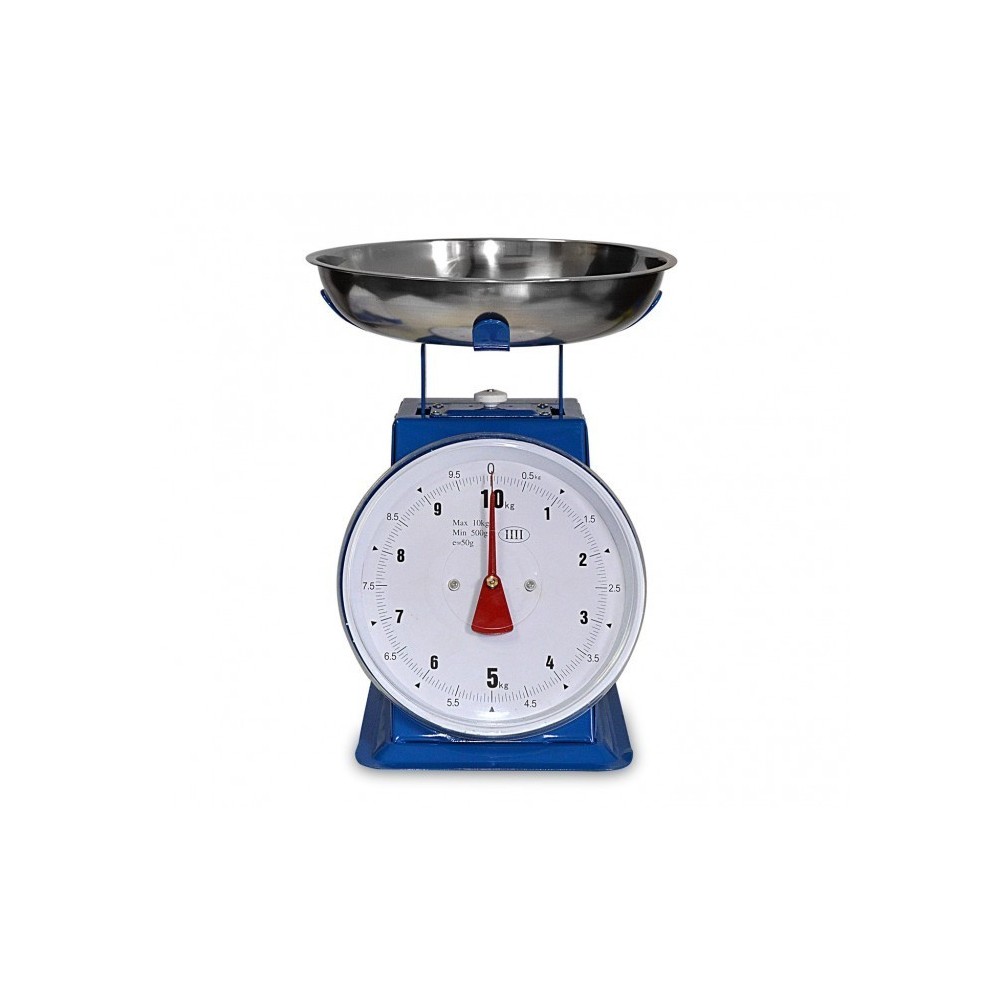 EN-80946 Balance cuisine analogique jusqu'à 10 kg plateau en metal
