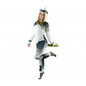 Pyjama Cosplay deux couleurs en peluche UNISEX mod. Assistant de XS à XXL 2