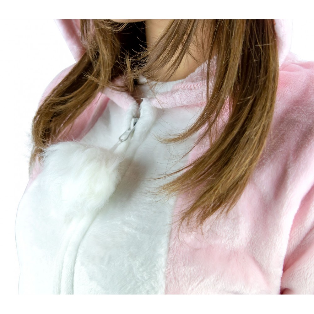 Pigiama intero Cosplay due colori a tuta felpato UNISEX mod. Rainbow da XS a XXL