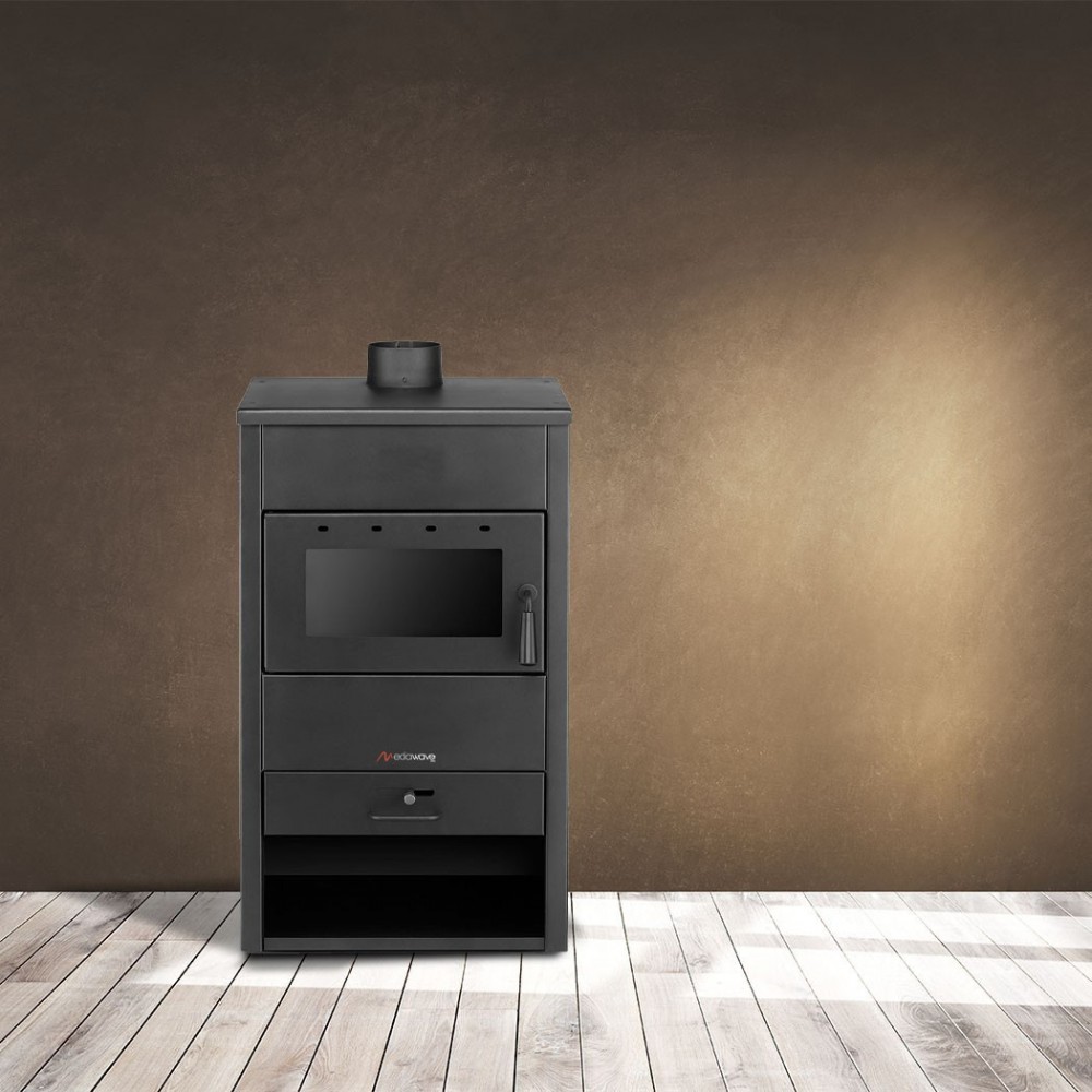 Poêle-cheminée FUBUCA B1 avec compartiment 9 KW...