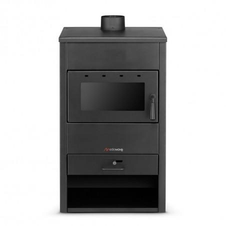 Poêle-cheminée FUBUCA B1 avec compartiment 9 KW 46,5 X 39 X 80H cm 100m3