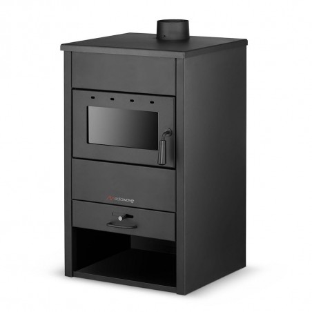 Poêle-cheminée FUBUCA B1 avec compartiment 9 KW 46,5 X 39 X 80H cm 100m3