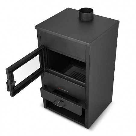 Poêle-cheminée FUBUCA B1 avec compartiment 9 KW 46,5 X 39 X 80H cm 100m3