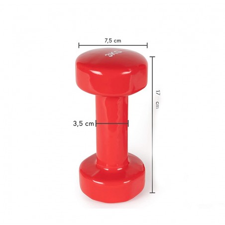 Guidon en néoprène de 3kg 176763 entraînement maison de gym jogging