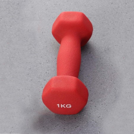 Guidon en néoprène de 1kg 176732 entraînement maison de fitness jogging