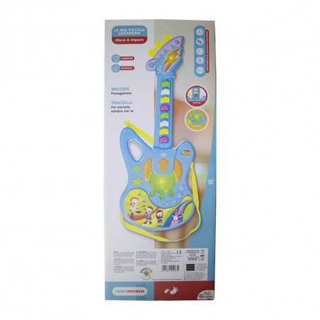 Guitare pour enfants 102268 avec bandoulière mélodies enregistrées et lumières